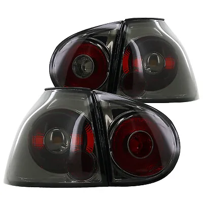 $99.99 • Buy Smoke Fits 2006-2009 Volkswagen Golf Gti Mk5 Tail Lights Brake Lamps Left+Right