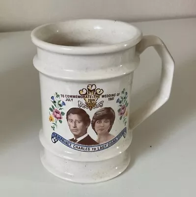  Holkham  Pottery  Mug Charles & Diana's Wedding  4 Jarrolds Dept Store  Norwich • £6.99