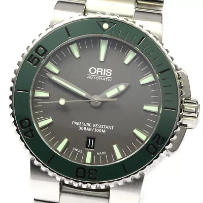 ORIS Aquis 7653 Date Gray Dial Automatic Men's Watch_806124 • $952.85