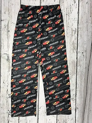 Disney Cars Lightning McQueen Lead With Speed All Over Print Youth Pajama Pants • $12