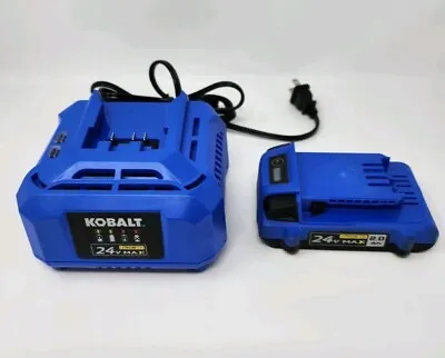 $44.95 • Buy Kobalt 24V Max 2.0Ah Compact Lithium-Ion Battery And Charger NEW Whit Out Box