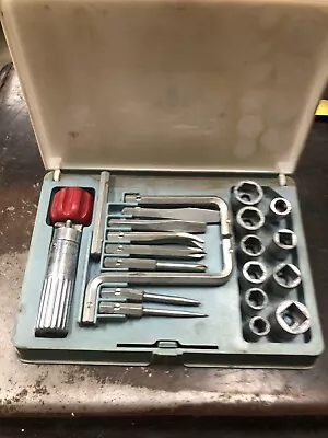 Vintage Ratchet Socket Tool Set Hannah Mines • $21.99