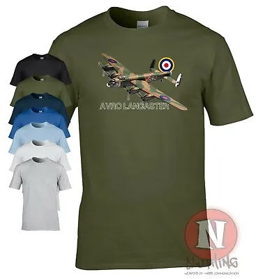RAF Lancaster Bomber T-shirt WW2 World War 2 Command • £14.99