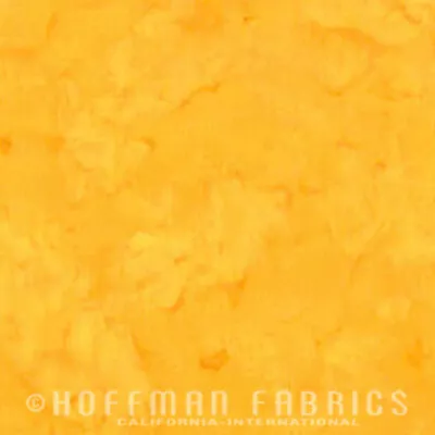 Hoffman 1895 Bali Batik Watercolors Quilt Fabric Daffodil Style 1895/110 • $11.99