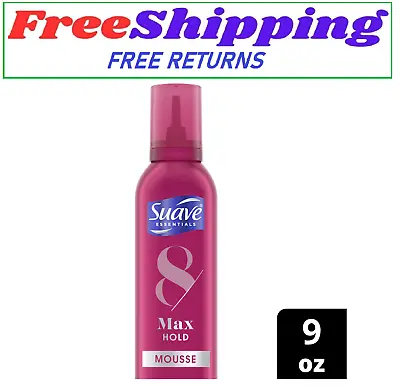 Suave Max Hold Volumizing Mousse 9 Oz • $6.50