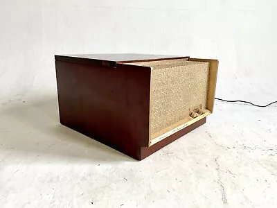 £572.86 • Buy Vintage MidCentury Portable Table Crescent High Fidelity Record Player Wood Case
