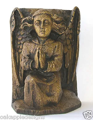 Angel Praying Ornament Reproduction Medieval Carving Hymne Prayer Cherub Gift • $20.20