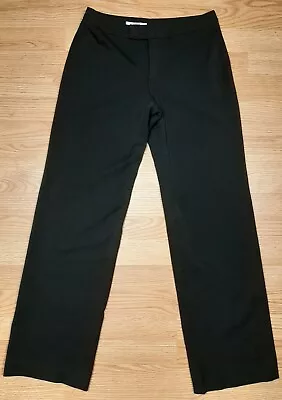 Vertigo Paris Women Dress Pant Frame 38 US 6 Black Career Flat Front SLACKS  • $9