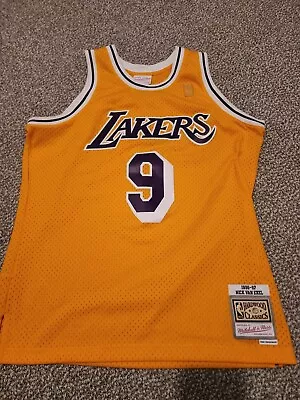 Nick Van Exel Los Angeles Lakers 1996-97 Mitchell & Ness Swingman Jersey Sz L • $70