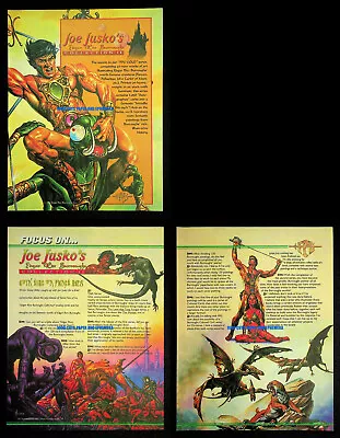 Joe Jusko John Carter CCG Cards FPG 1995 Trade Print Magazine Ad Poster ADVERT • $11.99