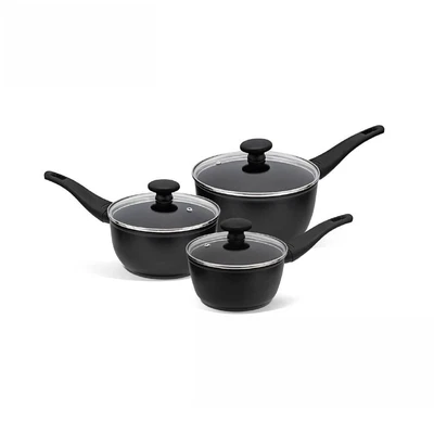 £89.99 • Buy Prestige Thermo Smart 3 Piece Non Stick Saucepan Set | Induction Hob Pan Set