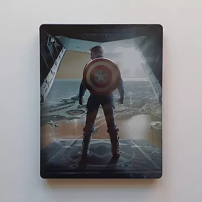 *RARE* Captain America The Winter Soldier Zavvi Exc. Blu-Ray Steelbook OOP MINT! • £0.99