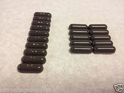 10 Dark Brown Terminal Pill Magnetic Window Contact Switch Home Security Alarm  • $28