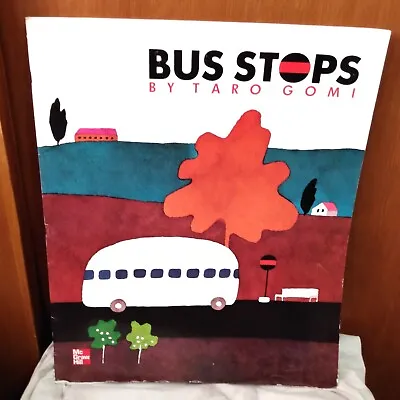 BIG BOOK For The CLASSROOM / HOMESCHOOL  (19 X 15 )   BUS STOPS By Taro Gomi • $24.99