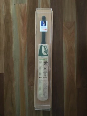 $650 • Buy ANSETT AUSTRALIA TEST SERIES CRICKET 2000 - 2001   Aus V WI   SIGNED BAT