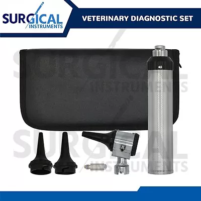 Veterinary Otoscope Set Animal Diagnostic Instruments Kit German Grade • $17.98