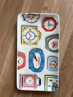 £24.99 • Buy Cath Kidston Retro Design 'Clocks' Cake Serving Oblong Plate