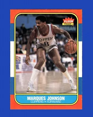 1986-87 Fleer Set-Break # 54 Marques Johnson NR-MINT *GMCARDS* • $0.79