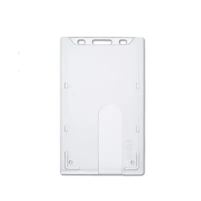 Clear Rigid / Hard Plastic Vertical Badge Holder - Top Load Insert (AC-915) • $6.59