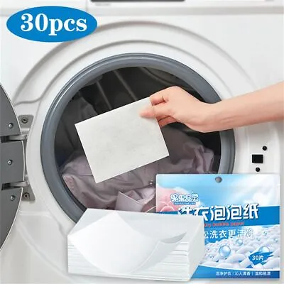 Washing Powder Laundry Soap Laundry Tablets Laundry Bubble Paper Underwear • £4.10