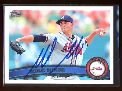 2011 Topps MIKE MINOR Signed Card Autograph AUTO BRAVES • $7.99