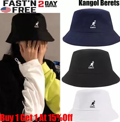 Classic Kangol Bermuda Casual Bucket Hat CapSports Hat Men Women Medium Size • $10.99