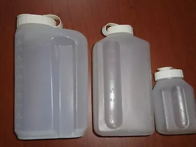 Set Of 3 Vintage Rubbermaid Servin Saver Containers W/ Snap Lids - 2.75 Qt 2 Qt • $21.99