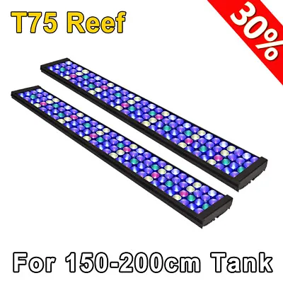 2PCS DSunY Dimmable LED Aquarium Light 60 72 Full Spectrum Reef Coral Fish Tank • $315