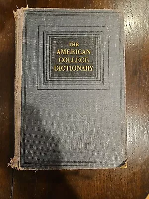 The American College Dictionary 1950 Vintage Random House • $25