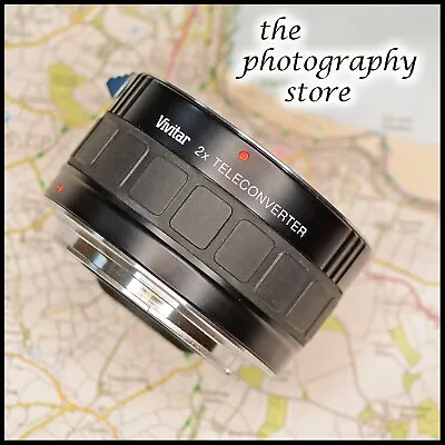 FREE POST & Warranty - Vivitar 2x Canon C/AF EOS EF DSLR Tele Convertor Lens • £82.50