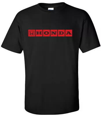Honda T-Shirt Tee Civic Accord Racing Vtec Type R Racing Motorcycle JDM Tshirt • $18.99