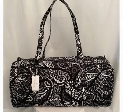 Vera Bradley Large Traveler Duffel Paisley Noir Quilted Bag NEW WITH TAGS Large • $60