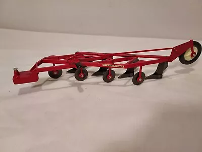 Vintage ERTL International Harvester 4 Bottom Moldboard Plow 1/16 Scale Nice • $32