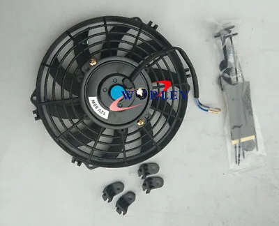 $41 • Buy 10  Inch Universal Slim Fan Push Pull Electric Radiator Cooling 12V Mount Kit