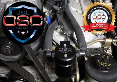 J&L OSC Oil Separator Fits '99-'04 Ford Mustang Cobra; 03-04 Ford Mustang Mach 1 • $159