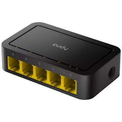 Cudy 5-Port 10/100Mbps Fast Ethernet Unmanaged Desktop Switch | FS105D • $10.39