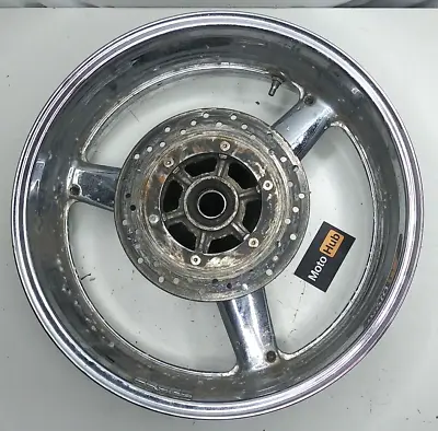 98-01 YAMAHA YZF R1 OEM BACK REAR TIRE WHEEL RIM W/ BRAKE ROTOR - STRAIGHT • $78.99