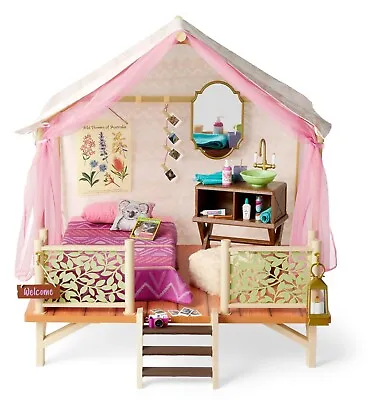 American Girl Kira's Comfy Platform Tent For Dolls - New In Sealed Box • $389