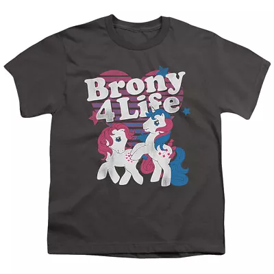 My Little Pony Kids T-Shirt Brony 4 Life Charcoal Tee • $20.69