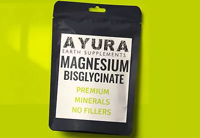 Magnesium Bisglycinate Chelated 800mg Body Support Sleep Recovery 60 Caps AYURA • £13.99