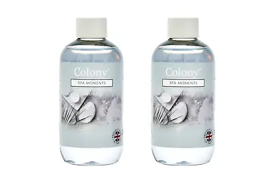 2 X Wax Lyrical Colony SPA MOMENTS Reed Diffuser Refill 200ml • £19.99