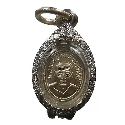 Great Lp Tuad Old Thai Pendant Amulet Very Real Rare !!! • $4.05