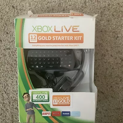 $23.09 • Buy Microsoft Xbox 360 Starter Kit Keypad & Headset No 12 Month Live Gold/ 400 Point