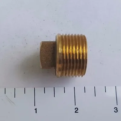 1) 3/4  Male Npt Pipe Plug Square Head Lead Free Brass Fuel Oil Gas Water • $1.99