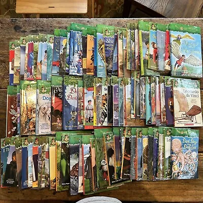 Enormous Lot Of Magic Tree House Books (1-55 Complete + Some Research Guides) • $175