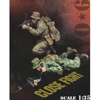 $15.16 • Buy 1:35 Resin Figures Model Kit Vietnam War AU Soldiers 2 Man Unassembled Unpainted