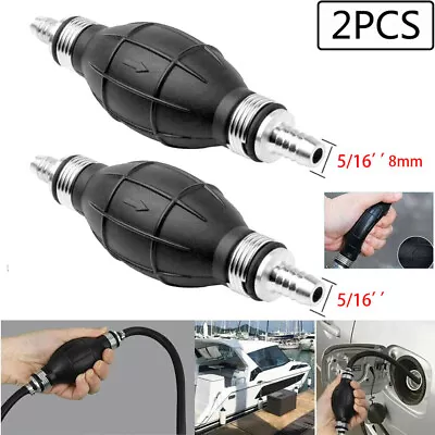 2PC 5/16'' Hand Primer Bulb Outboard Car Marine Boat Gas Fuel Line Pump 9001080A • $12.99