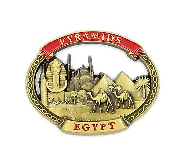 3D - EGYPT -CAIRO - Souvenir Fridge Magnet Kitchen Decor Holiday Gift -Metal • £4.49