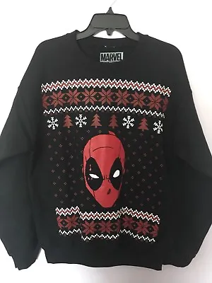 $35.95 • Buy Marvel Deadpool  Christmas Sweater Xmas   Men Sweater Medium NEW