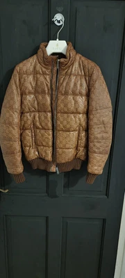 £500 • Buy Kids Gucci Leather Coat Age 10